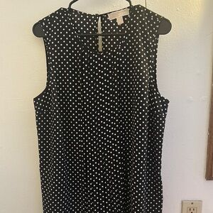 Michael Kors Black and White Blouse with Elegant Style